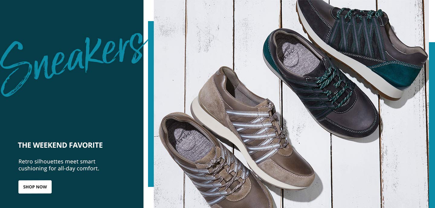 Sneakers. The weekend favorite. Retro silhouettes meet smart cushioning for all-day comfort. Shop Now.