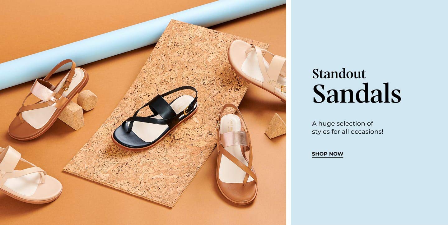 Standout Sandals. A huge selection of styles for all occasions! Shop Now.