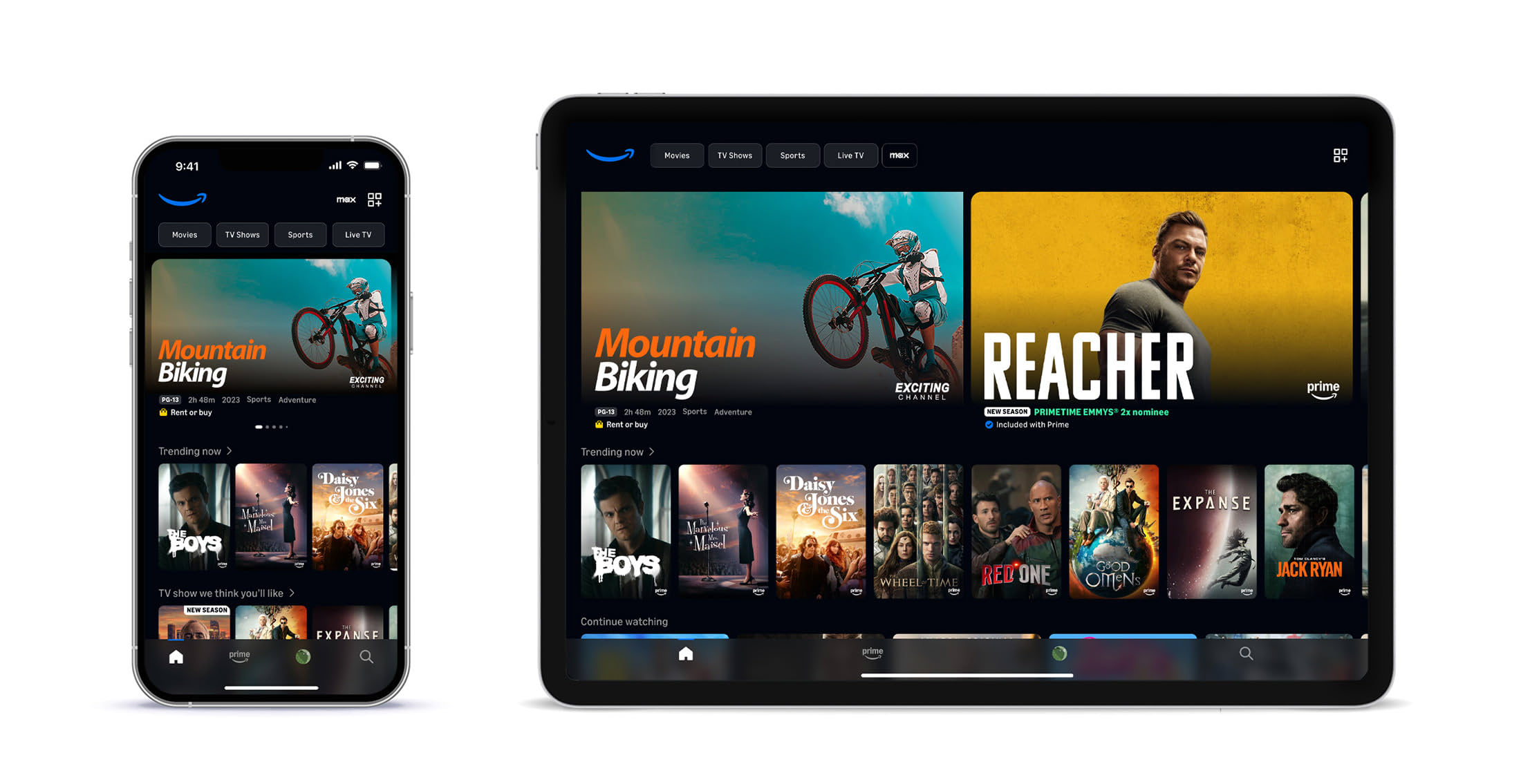Mobile and Tablet Default Experience overview