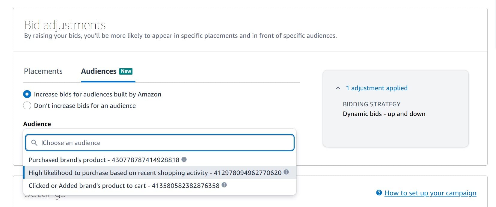 New Campaign Creation: