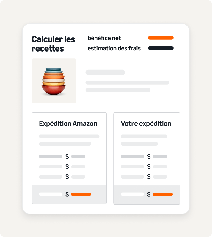 Illustration du calculateur de revenus Amazon