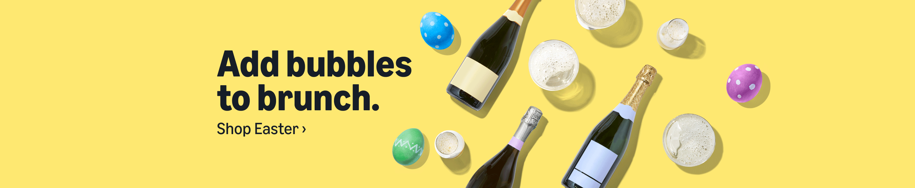 Add bubbles to brunch.