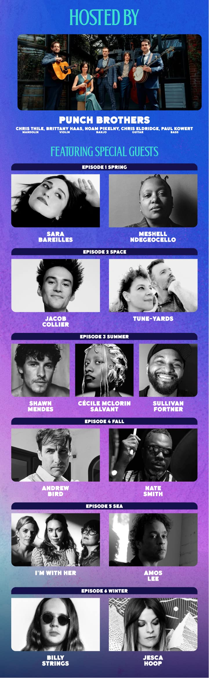 Energy Curfew Music Hour Performer Grid