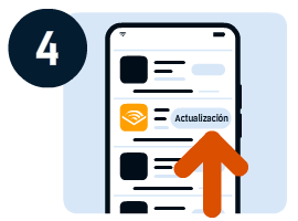 Ilustración para seleccionar Actualizar