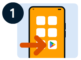 Ilustración para abrir la Google Play Store