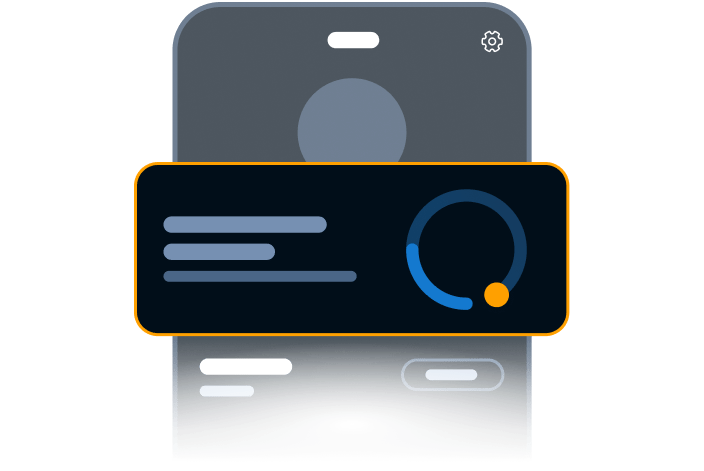 Listen and track your progress in your Audible mobile app