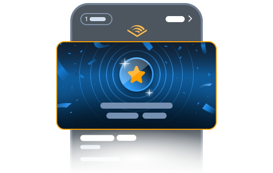 Reach your goal to earn a special achievement badge.