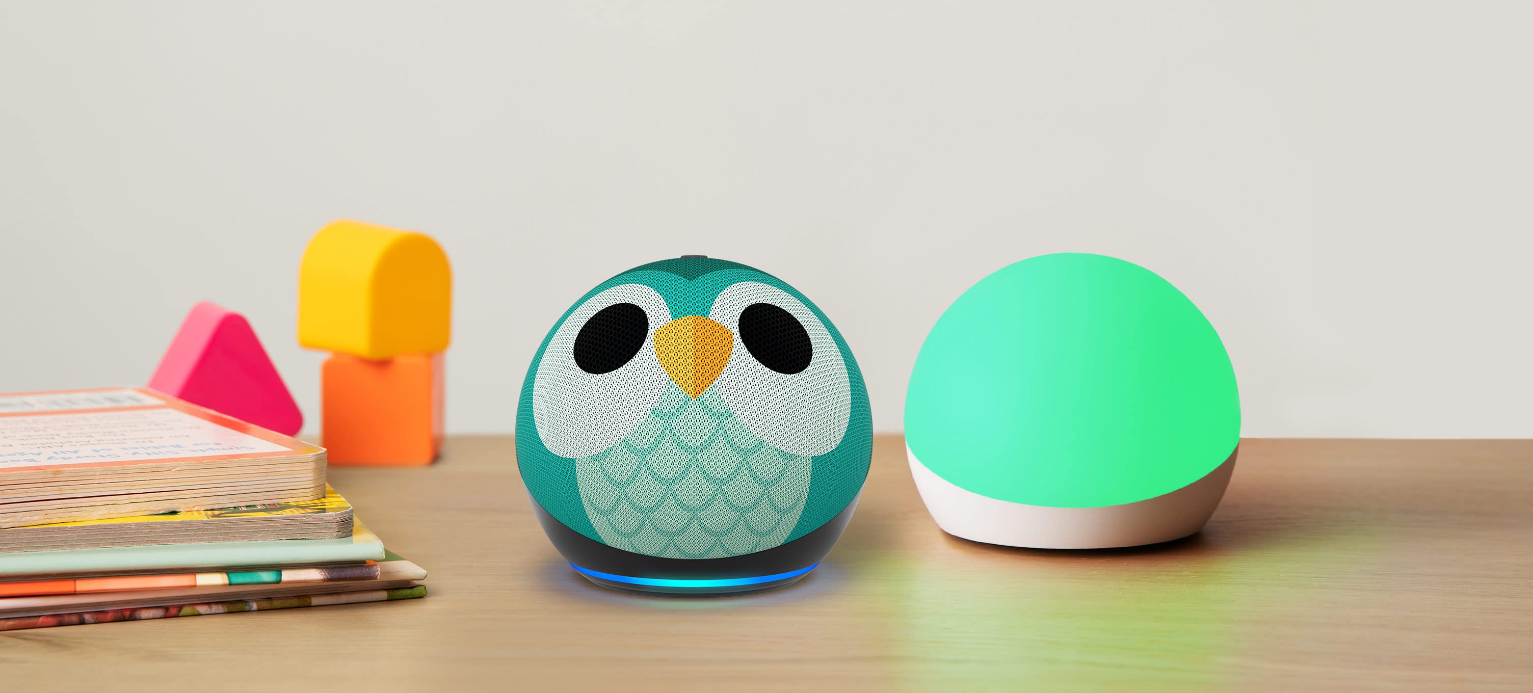 Echo Dot Kids Búho y Echo Glow