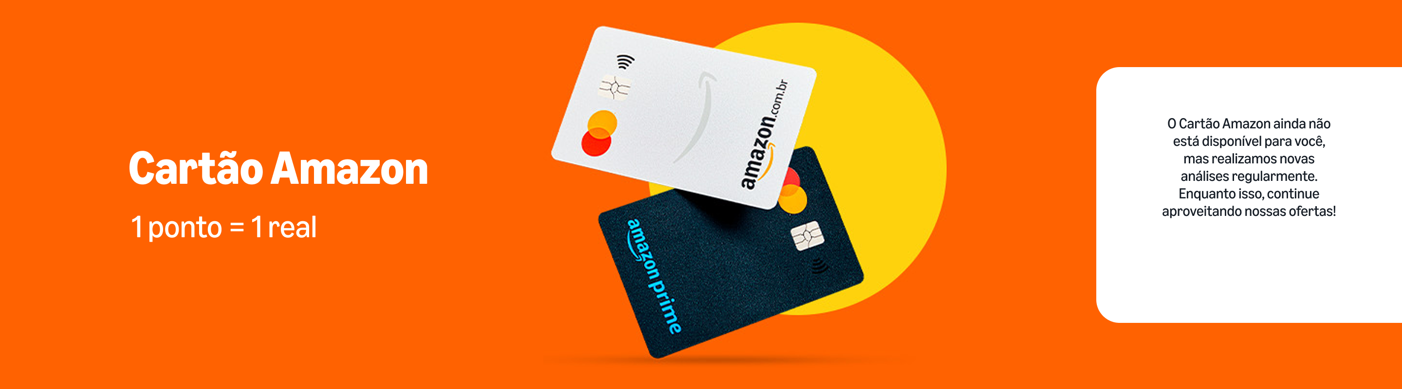 Conheça o cartão Amazon e consulte os detalhes da oferta