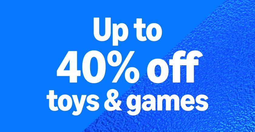 Up to 35% off toys & games