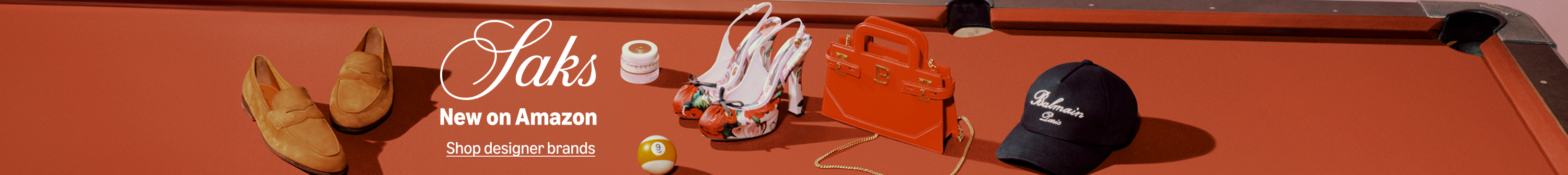 Saks New on Amazon Shop designer brands