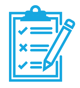 blue checkboard icon