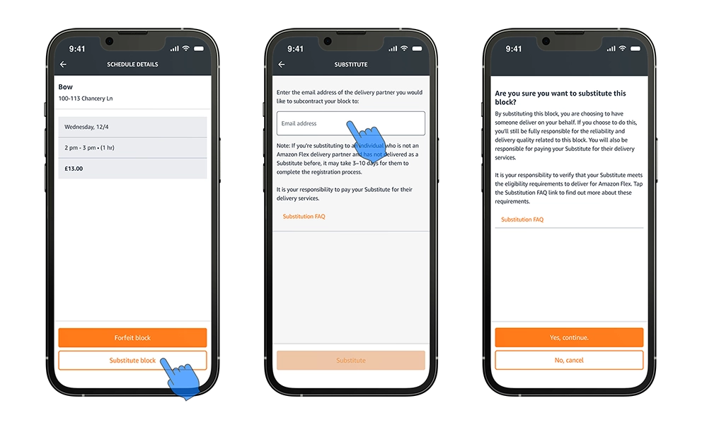 How Using Substitutes for Your Amazon Flex Delivery Block Works ...