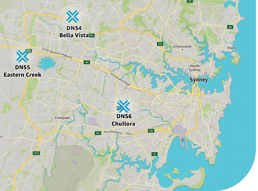 sydney amazon flex delivery station map