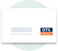 Benefit card with a green circle background