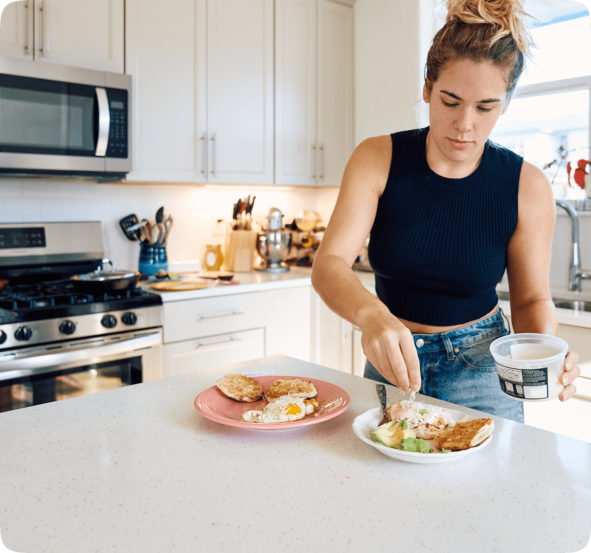 Woman cooking Woman chopping vegetables for a healthy meal