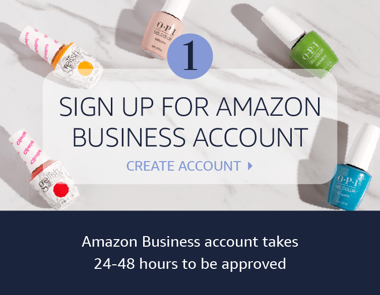 sign up for amazon business account. amazon business account takes 24 to 48 hours to be approved