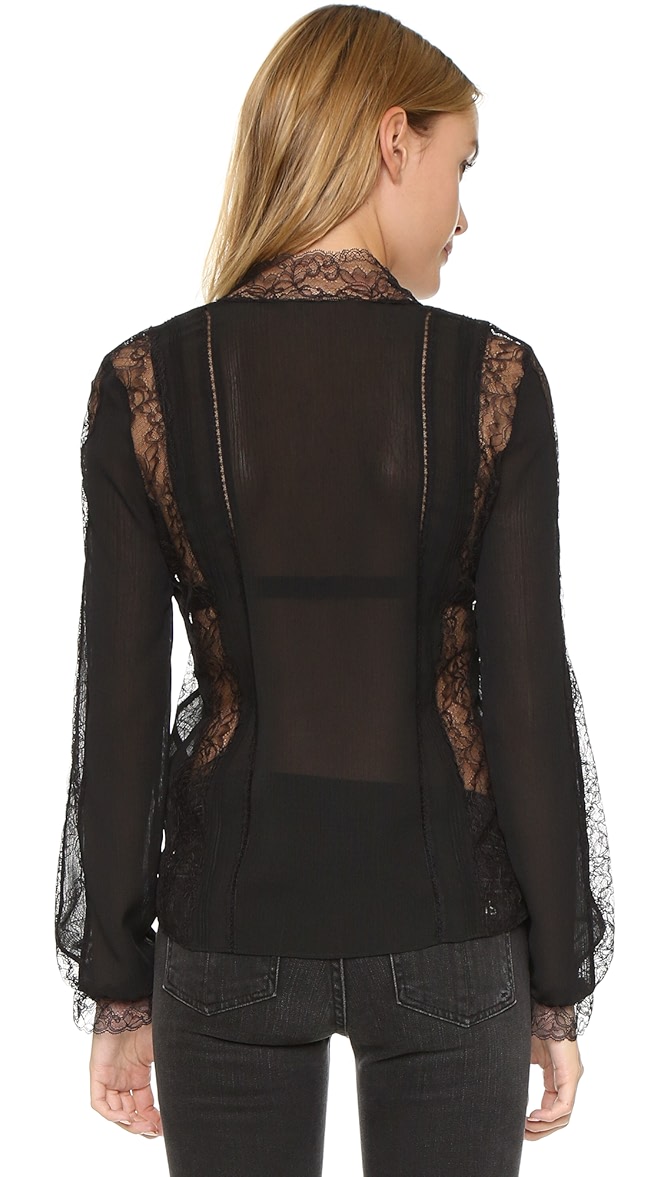 Alice Olivia Renesmee Lace Blouse Shopbop