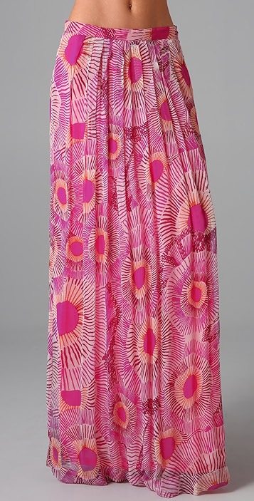 batik maxi skirt