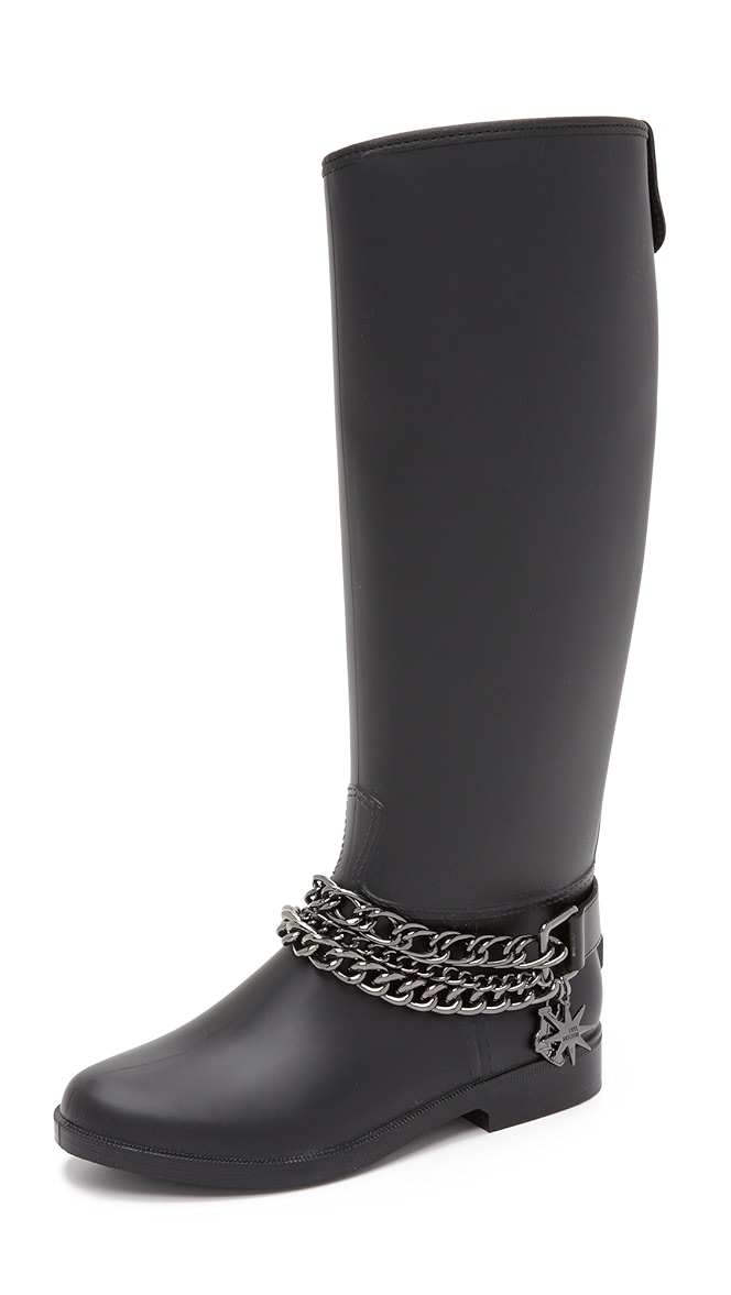 love moschino rain boots