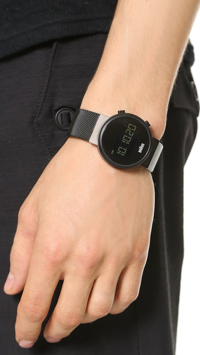 braun analog digital watch