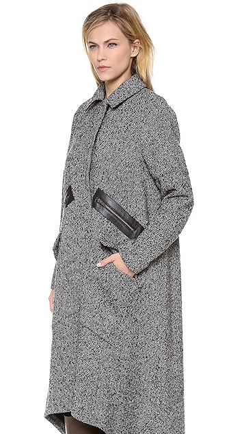 Derek Lam 10 Crosby Tweed Cape Coat | SHOPBOP