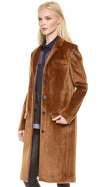 derek lam 10 crosby white coat