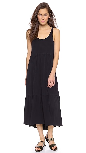 Time and tru women's sleeveless tiered midi dress Clearance