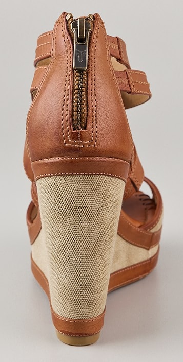 leather wedge ankle boot