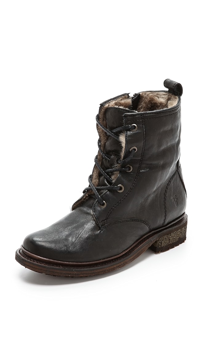 frye valerie shearling boots sale
