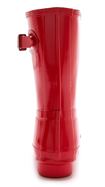 hunter original short gloss rain boots
