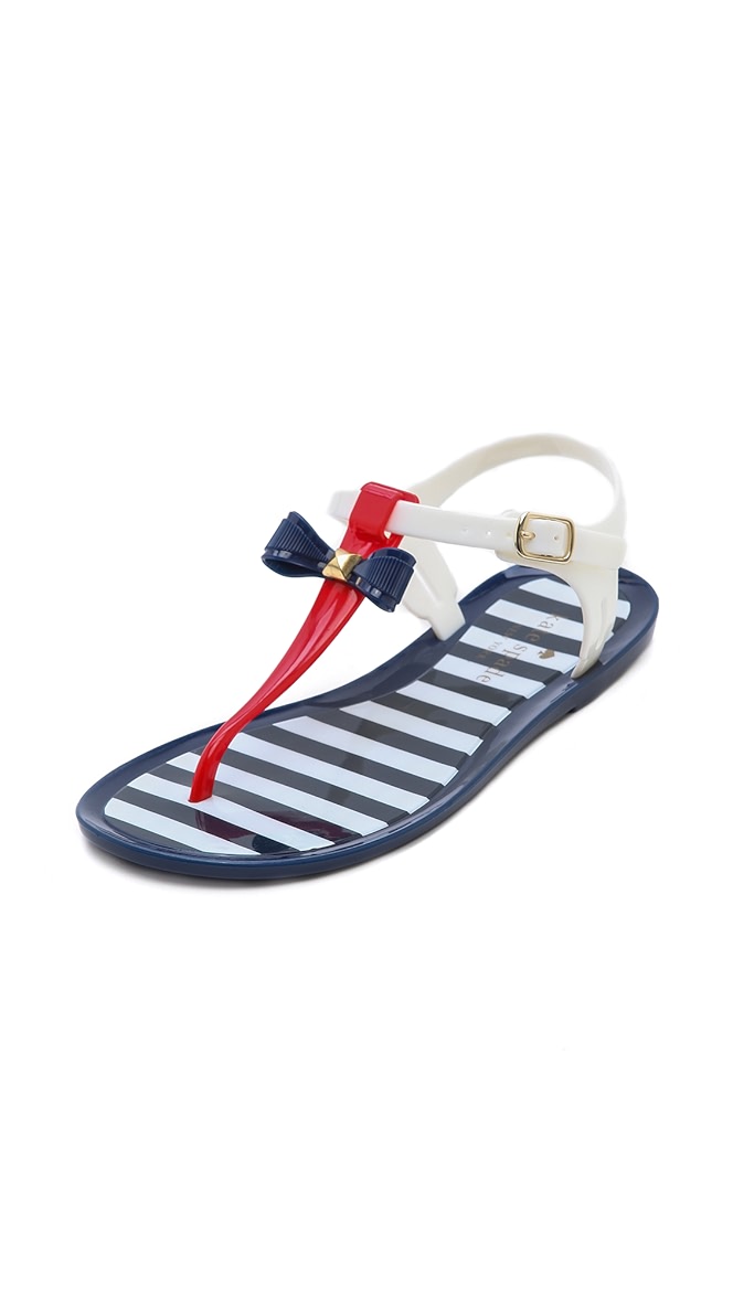kate spade flip flops with bow