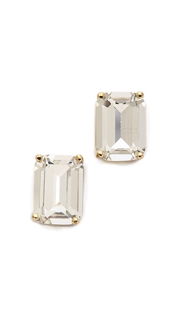 Kate spade new york emerald stud earrings clearance