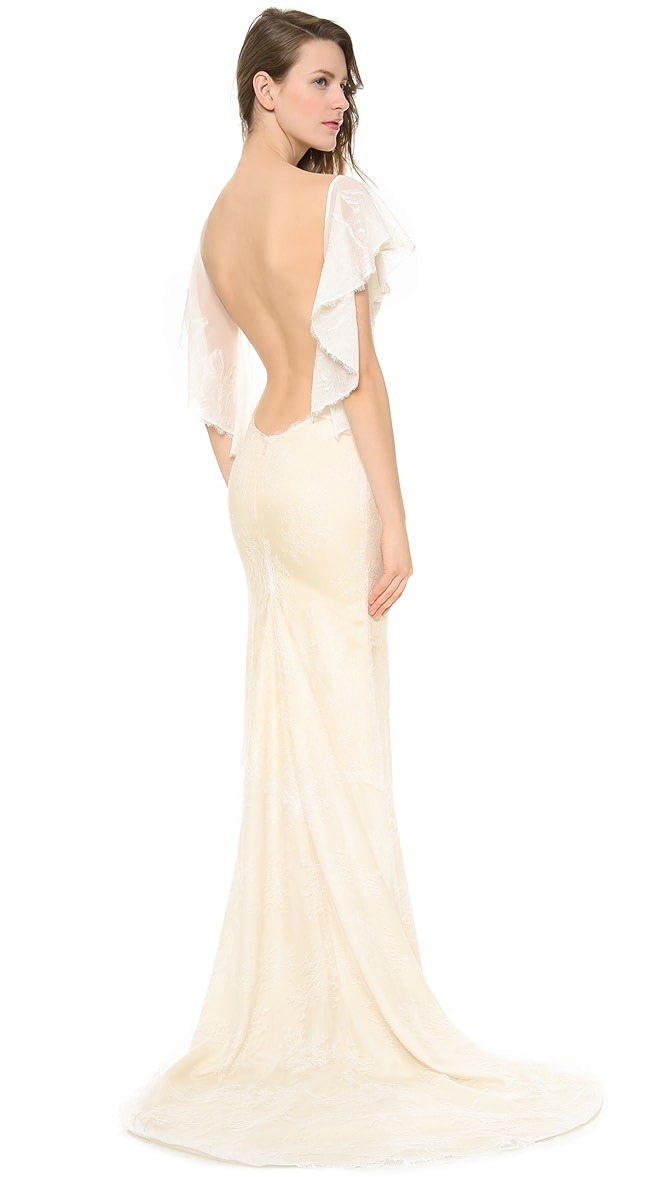 Katie May Vienna Flutter Sleeve Gown Shopbop