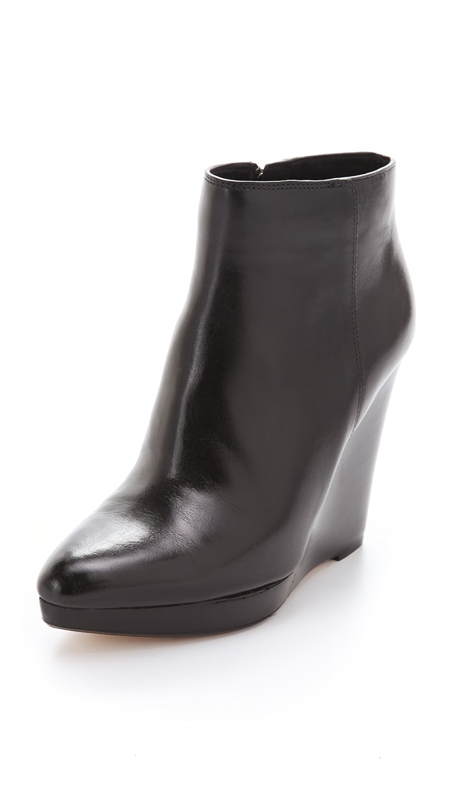 michael kors wedge boots