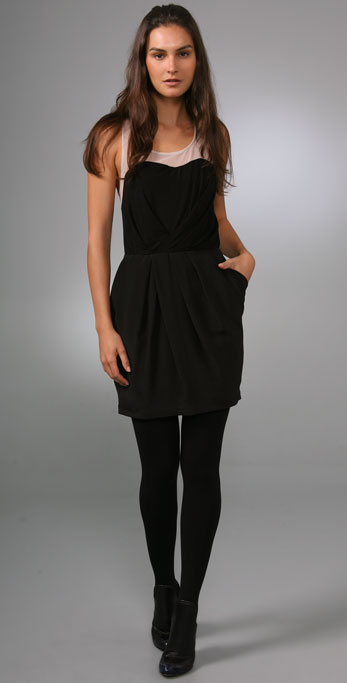 cocktail dress with leggings