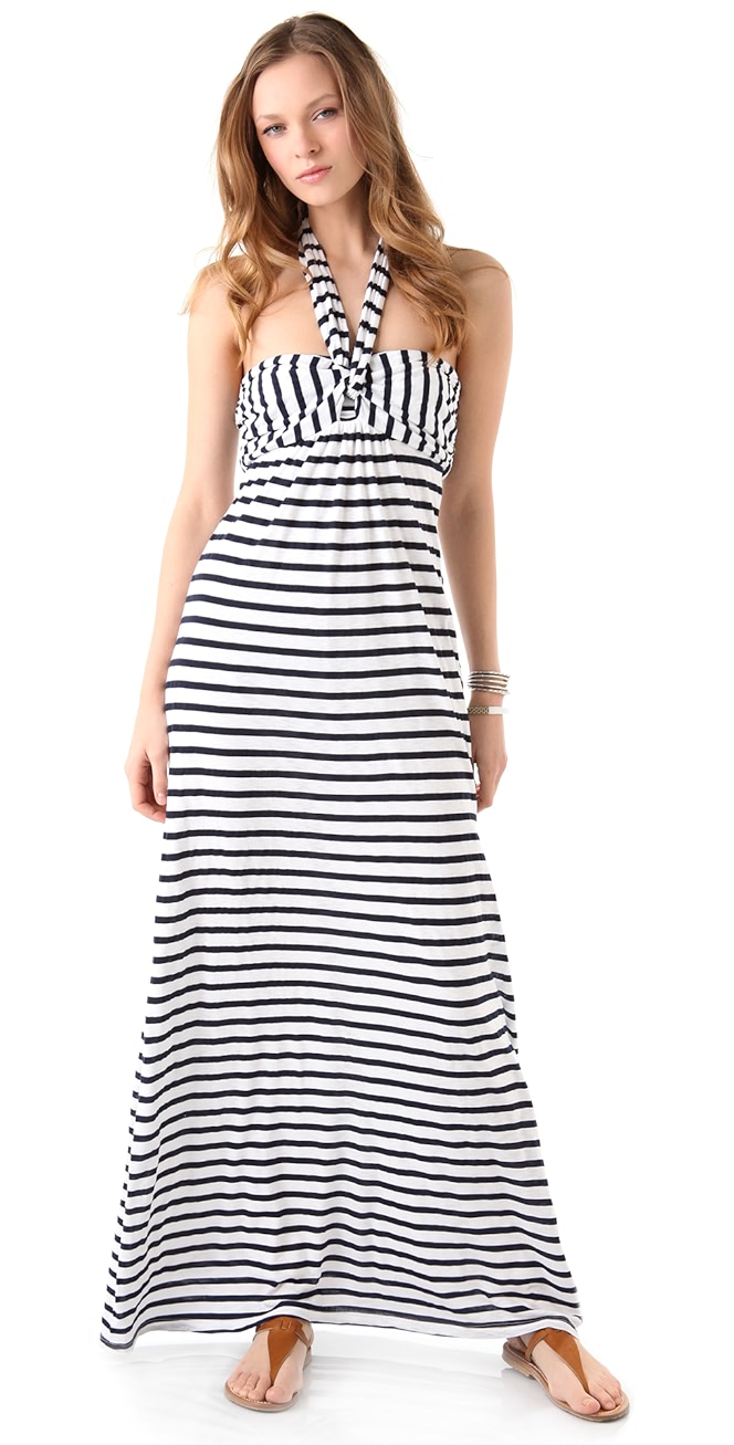 splendid striped maxi dress