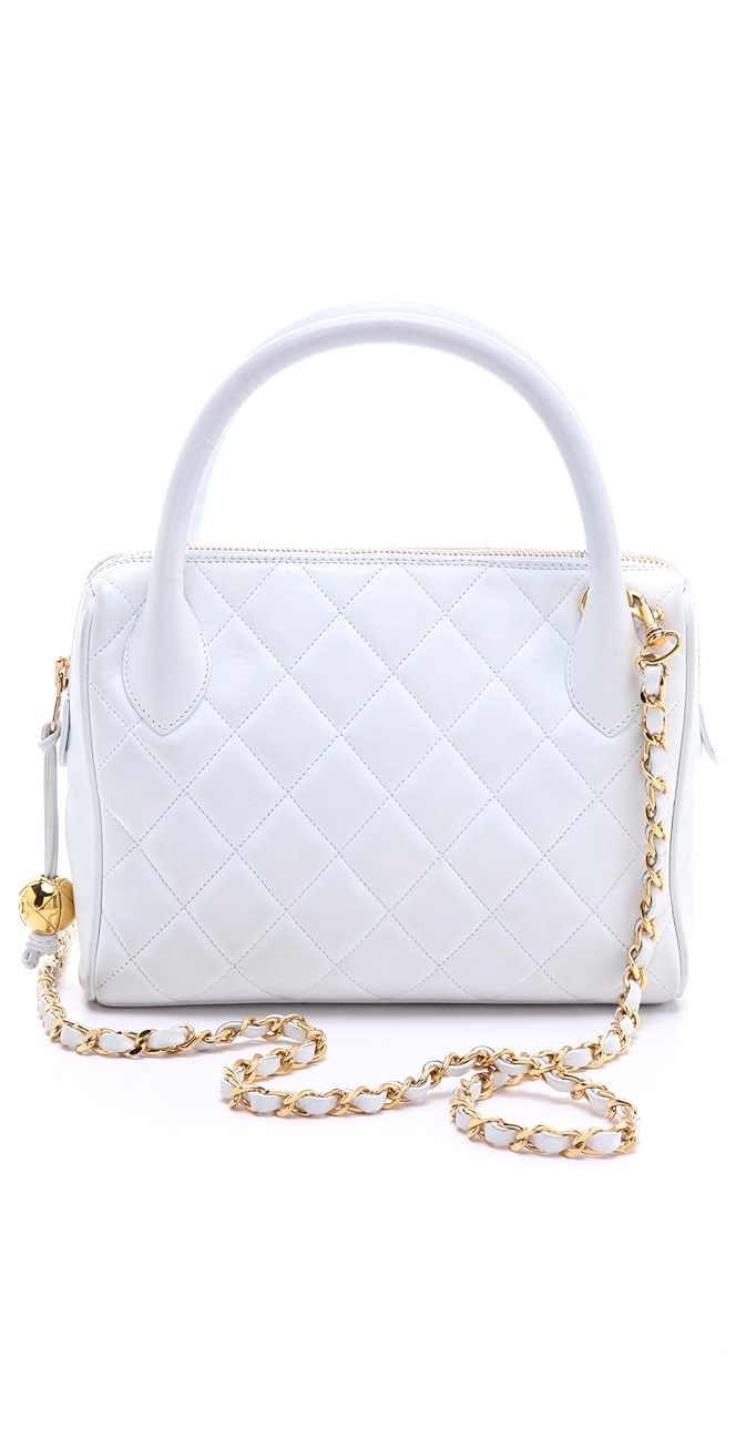 chanel quilted satchel