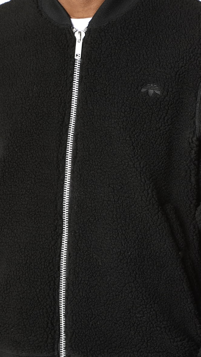 adidas heart print bomber jacket