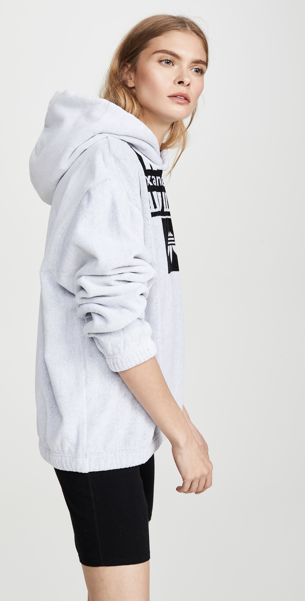 alexander wang adidas towel hoodie