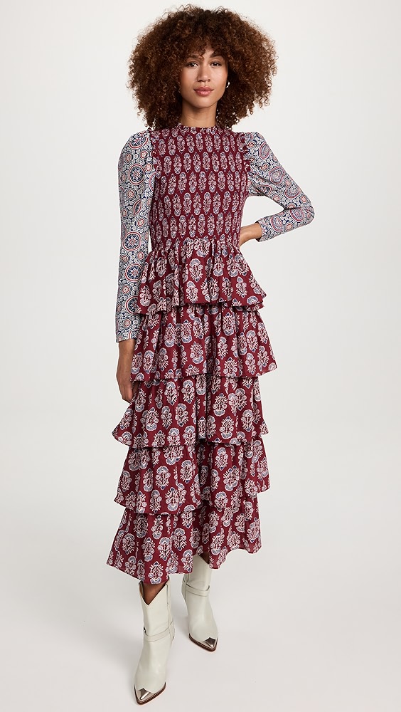 Alix of Bohemia Shelby Mulberry Ruffle Dress Shopbop