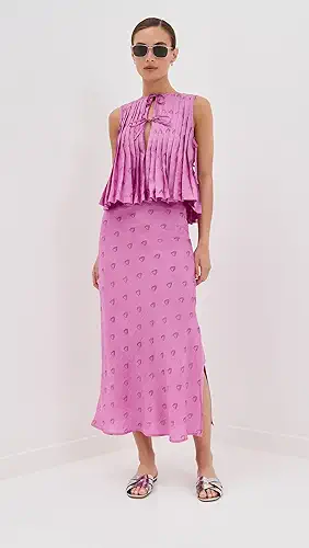 Alix Of Bohemia Rhoe Fuchsia Heart Top