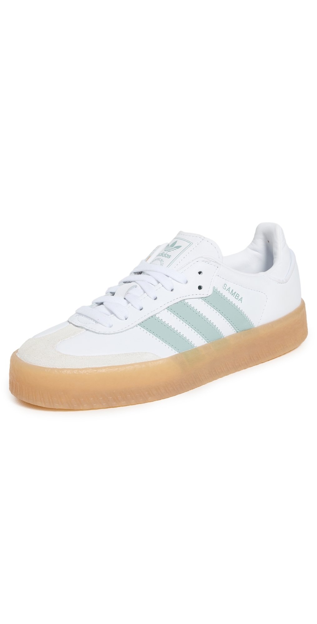 Adidas Originals Sambae W Sneakers Cloud White/wonder Blue/off White In White