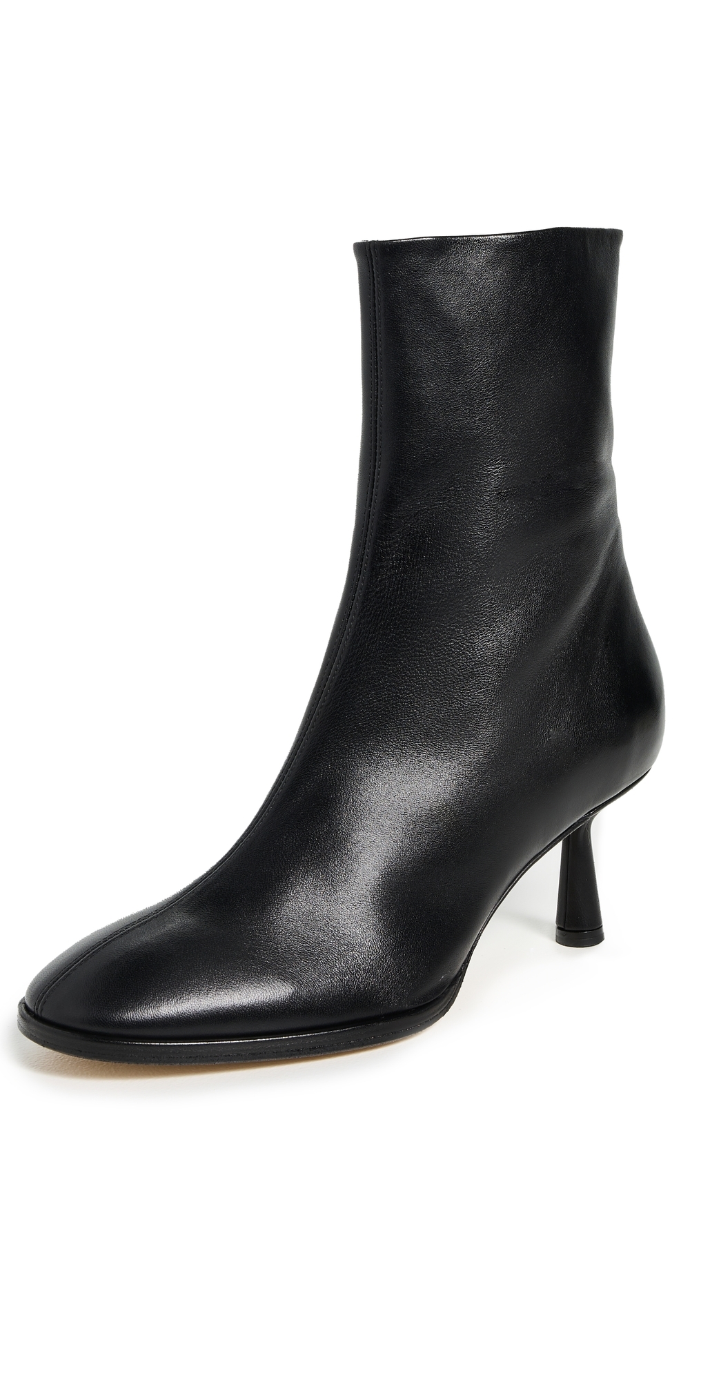 Aeyde Women Dorothy Leather Ankle Boots In Black