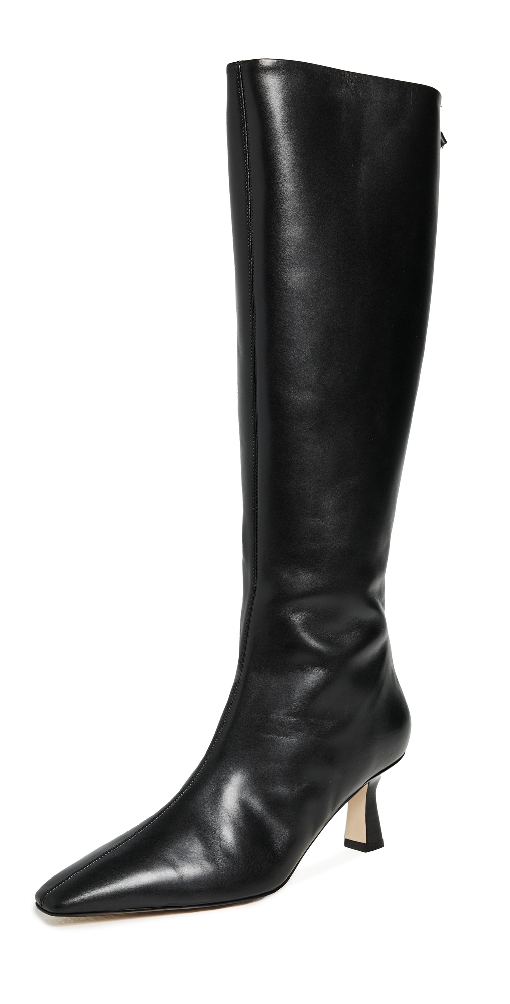 Aeyde Klea Calf Leather Boots Black In Black