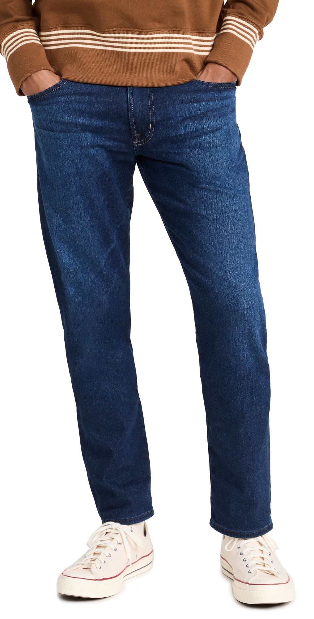 Ag Everett Stretch Slim-straight Jeans In Largo