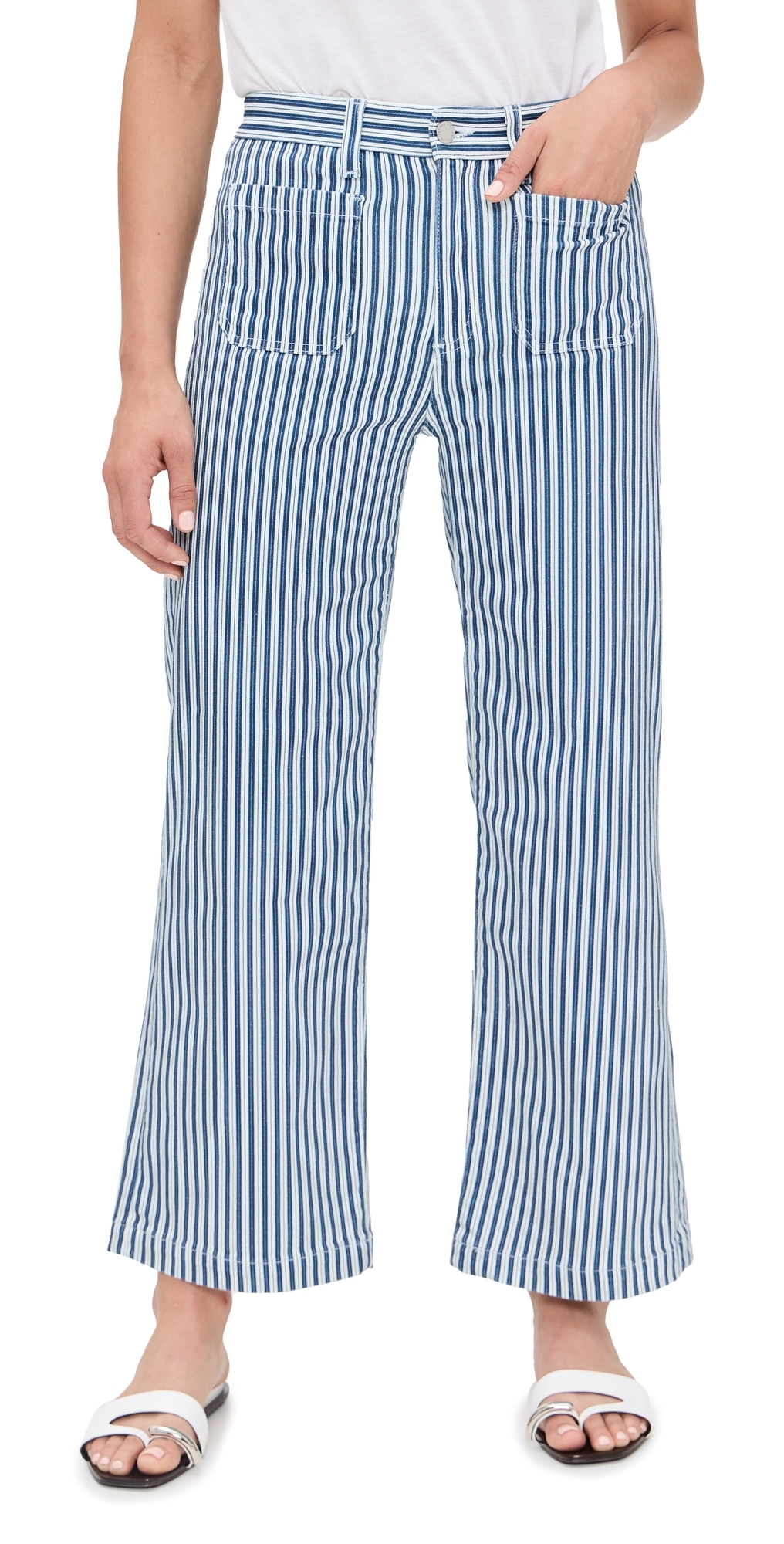 Ag Kassie Jeans Nordic Stripe Indigo Multi In Nordic Stripe Indigo Multi