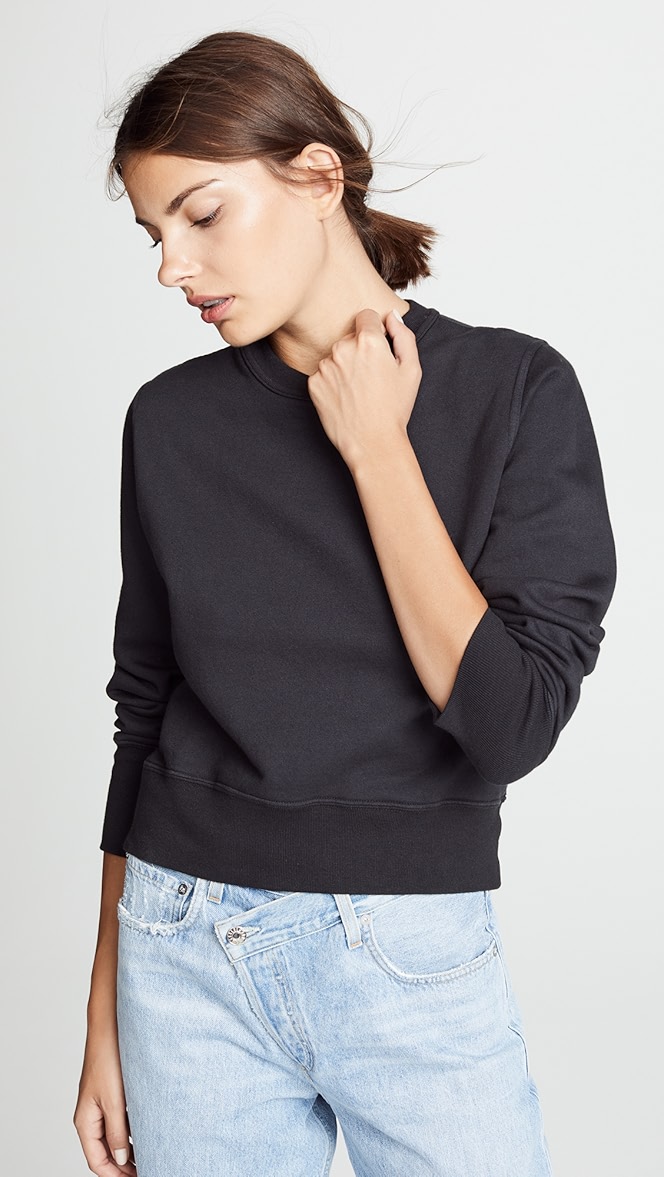 agolde shrunken sweatshirt