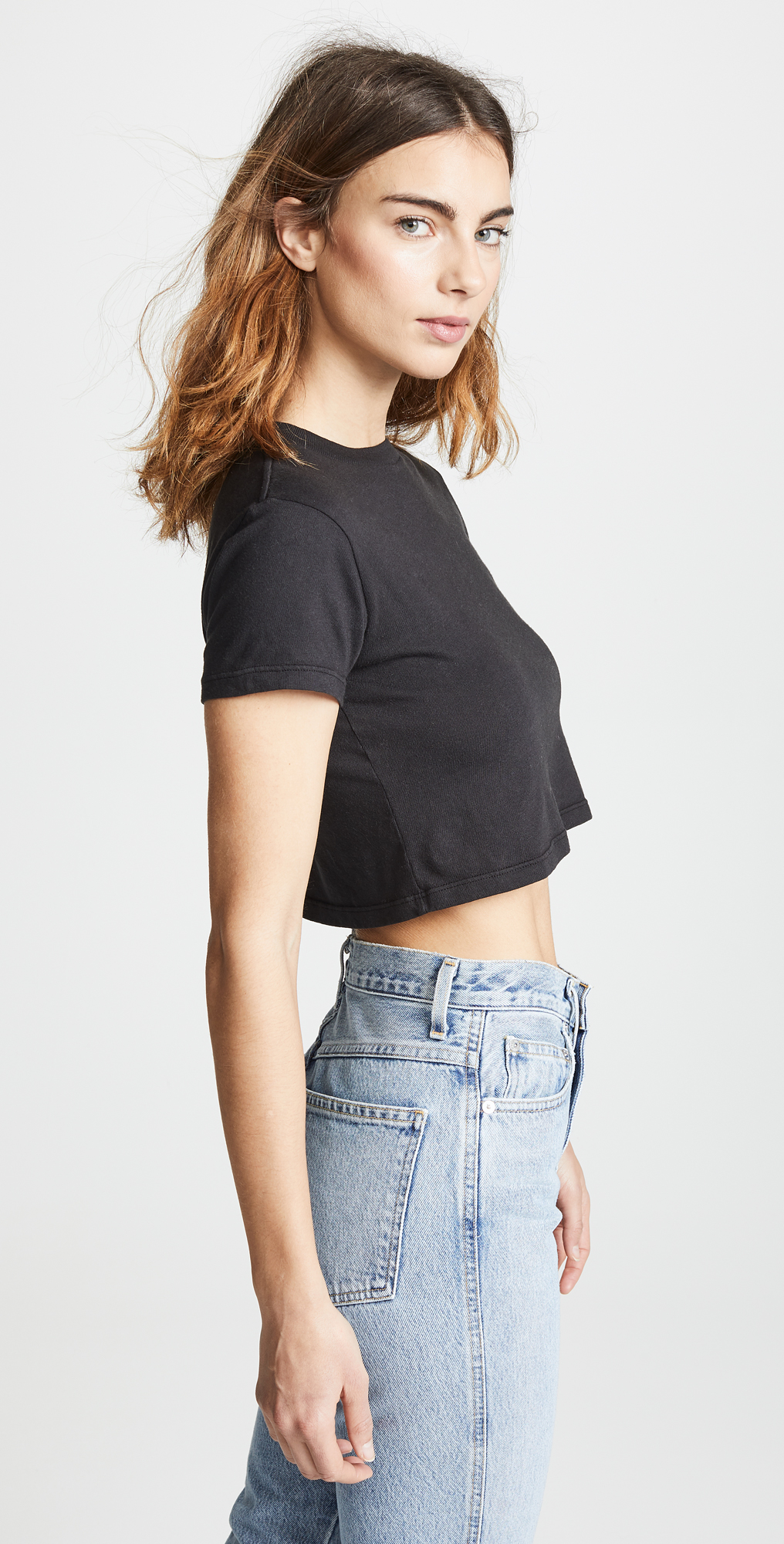 agolde cropped baby tee