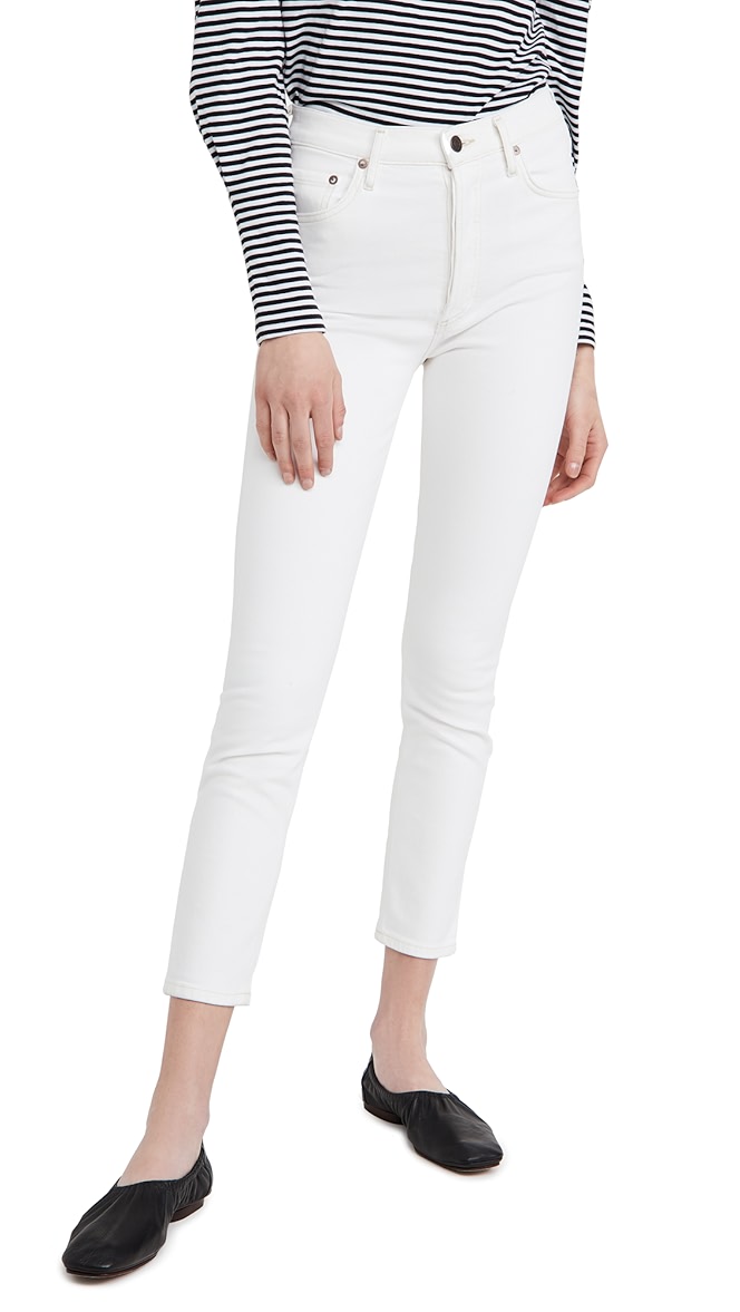 Agolde nico white jeans Clearance